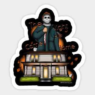 Michael Myers The Night He Came Home Sticker